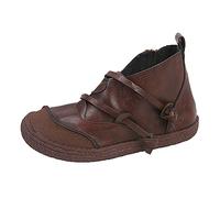 Faux Leather Boots Women - Short Boots For Women Uk Fashion English Vintage Ankle Boots Autumn Winter Short Shaft Ankle Boots Classic Chelsea Boots Casual Patchwork Leather Boots Oxford Sole
