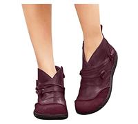 Faux Leather Boots Women - Short Boots For Women Uk Fashion English Vintage Ankle Boots Autumn Winter Short Shaft Ankle Boots Classic Chelsea Boots Casual Patchwork Leather Boots Oxford Sole