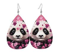 Faux Leather Earrings for Women Teardrop Dangle Earring Fashion Lightweight Autumn Harvest Thanksgiving Waterdropearring for Valentine's Day Jewelry Gift, One Size, No Gemstone