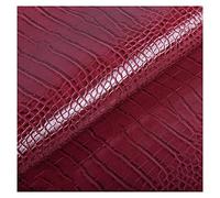 Faux Leather Fabirc 138cm 54''Wide Crocodile Pattern Leatherette Vinyl Cloth for Chair Seat, Sofa Furniture,by The Metre(K-11,1.38X4m)