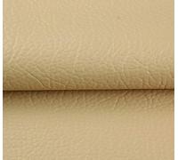 Faux Leather Fabric Grained Faux Leather Fabric Heavy Duty Leatherette Leather Cloth Upholstery Textured Material Sold by Meter Per 1 Meter X 138cm (Color : Beige)