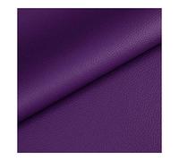 Faux Leather Fabric Heavy Duty Leatherette Vinyl Leathercloth Upholstery Textured Material PVC Fabric Leather Leatherette Faux Leather Upholstery Crafts DIY Sewings Sofa-Purple 1.37x1m
