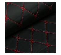 Faux Leather Fabric Leatherette Premium Soft Feel Material Vinyl Cloth Upholstery Width 140cm, Quilted Leather Diamond Stitch Padded Cushion Linen Wadding for DIY Sewings, Sofa, Handbag (1.4x1m/4.59x