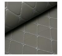 Faux Leather Fabric Leatherette Premium Soft Feel Material Vinyl Cloth Upholstery Width 140cm, Quilted Leather Diamond Stitch Padded Cushion Linen Wadding for DIY Sewings, Sofa, Handbag (1.4x1m/4.59x