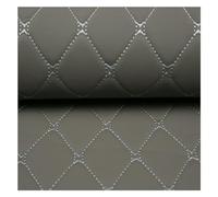 Faux Leather Fabric Leatherette Vinyl Leather Cloth Material Upholstery, Car Lining Leather Stretch Fabric Leatherette Faux Leather Upholstery DIY Projects(Grey,1.4X4m)