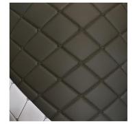 Faux Leather Fabric Leatherette Vinyl Leathercloth Upholstery Textured Material Faux Leather Quilted Leather Diamond Stitch Padded Faux Leather Interior(Dark Army Green,1.38X1m)
