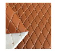 Faux Leather Fabric Quilted Leather Diamond Stitch Padded Cushion Linen Wadding Faux Leather Interior Vehicle Upholstery Fabric(Size : 1.6x1m/5.25x3.28ft) (Color : Marquat, Size : 1.6X2m)