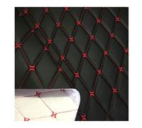 Faux Leather Fabric Quilted Leather Diamond Stitch Padded Cushion Linen Wadding Faux Leather Interior Vehicle Upholstery Fabric(Size : 1.6x1m/5.25x3.28ft) (Color : Black 2, Size : 1.6X1m)