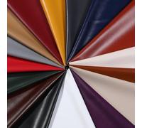 Faux Leather Fabric Smooth Vinyl Leatherette Light Upholstery Crafts Material,16 Colours,Durable & Tough Luxurious Nappa,Neotrims UK. Graphite Grey, 5 Meters