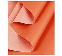 Faux Leather Fabric,Upholstery - Faux Leather Upholstery Material Upholstery Fabric(Red,1.38X30cm)(Orange,1.38X2m)