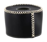Faux Leather Fuel Tank Cover 12.8cm Breathable Design(Long brown 450ml)
