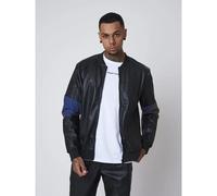 Faux leather jacket with reflective insert Project X Paris Vert S