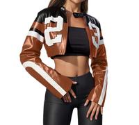 Faux Leather Jacket Women Windbreaker Jacket, Jackets, Waterproof Classic Long-Sleeved Tops Fitted Slim Vintage Uk Overcoat Steampunk Gothic Top Elegant Motorbike Coat