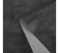 Faux Leather Leatherette Vinyl Leather Cloth Upholstery Fabric Material.Width140 (Grey, 2.Metres)
