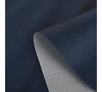 Faux Leather Leatherette Vinyl Leather Cloth Upholstery Fabric Material.Width140 (Navy, Sample 10x10cm)