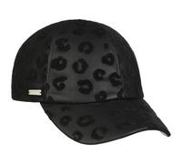 Faux Leather Leo Print Cap by Seeberger