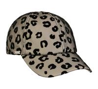 Faux Leather Leo Print Cap by Seeberger