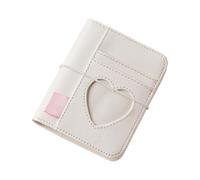 Faux Leather Memorandum - Hundred Detachable Sheet Foolscap Writing Pad with Dotted Heart Emblem Cover, Sixteen by Four Points, Thirteen Inches | Notation Dama Estudi