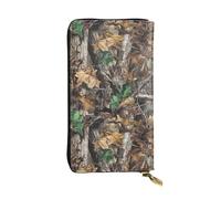 Faux Leather Organizer Wallet For Women, Cold Tree Camouflage, Long Zip Coin Purse, Travel Checkbook Holder & Card Case Wallet For Everyday Use, Gifts Reusable Check Budget Money Purse For Ladies