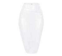 Faux Leather Pencil Midi Bodycon Skirt Below Knee Length for Women, USA