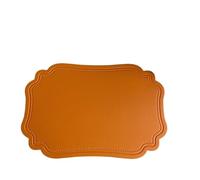 Faux Leather Placemats for Dining Table, Waterproof Non-Slip Insulation Tableware Pads