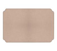 Faux Leather Placemats, Washable Waterproof Wipeable, Non-Slip Thick Kitchen Dining Table Mats(Champagne,Rectangle-Set of 8)