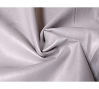 Faux Leather Pleather Fabric Material Light Grey Metallic, 1/4Mtr - 70cm x 50cm