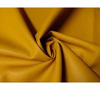 Faux Leather Pleather Fabric Material Ochre, 1Mtr - 140cm x 100cm
