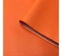 Faux leather PU Leather Fabric Lychee Pattern Fabric Faux Synthetic Leather Sheets Upholstery Leather Pleather Fabric For Sofa Bags Chairs Car Seats DIY Crafts(Size:1.6x1m/62.9x39in,Color:orange)