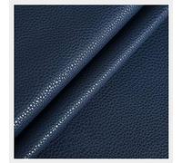 Faux Leather PU Leatherette Sheet Litchi By The Metre Suitable for Upholstery DIY Craft Bows Headband(Tibetan Blue,1.38x4m)