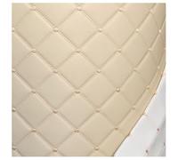 Faux Leather Quilted Fabric Diamond Fluted Vehicle Upholstery Leather Foam Fabric Headliner for Automotive Repair Sofa Bags Chairs Car Seats(Beige,1.6x1m)