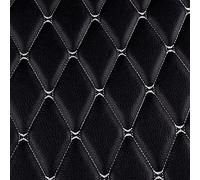 Faux Leather Quilted Fabric Diamond Fluted Vehicle Upholstery Leather Foam Fabric Upholstery Headliner Fabric for Automotive Repair Sofa Bags Chairs Car Seats DIY Crafts, 155x100CM