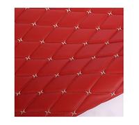 Faux Leather Quilted Faux Leather Diamond Fluted Car Seating Vehicle Upholstery Fabric,Faux Leather Leatherette Upholstery Fabric Automotive Headliner Furniture 1.6X1m - Colour: Red(Red,1.6X1m)