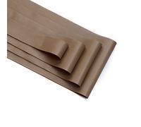 Faux Leather Ribbon Bias Binding Tape, PU Leatherette Fabric Trim Supple Handle, Slight Strech Both Ways Upholstery Crafts Projects Neotrims. Beige 75mm-5yards