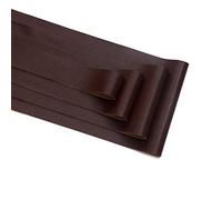 Faux Leather Ribbon Bias Binding Tape, PU Leatherette Fabric Trim Supple Handle, Slight Strech Both Ways Upholstery Crafts Projects Neotrims. Brown 25mm-2.5yards
