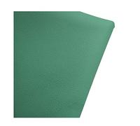 Faux Leather Sheet Grain Texture Pu Synthetic Quilted Fabric Abrasion Resistance Leatherette for Upholstery Material and Cover Outside(Green,1.6X1m)