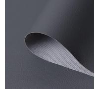 Faux Leather Sheet Upholstery Material by The Metre,160cm Wide Waterproof Vinyl Leatherette Fabric for DIY Sewing,Crafts,Sofa,Handbag,Earrings (Dark Grey)