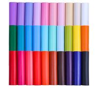 Faux Leather Sheets 30Pcs/Set 8.3" x 6" A5 Size Pastel Colors Leather Fabric Sheets Suitable for Making Bows, Earrings, Hair Accessories DIY Projects (30Pcs)