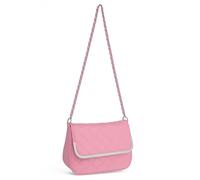 Faux Leather Shoulder Bag - Quilted or Croc-Embossed Patent Finish Crossbody/Shoulder Bag with Chain Strap & Magnetic Flap - Elegant Everyday & Evening Accessory