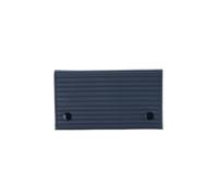 Faux Leather Tobacco Pouch Blue - Tobacco Pouch for Rotary Tobacco with 3 Zip Compartments & Press Stud - For Tobacco, Papers, Filters, Cards & Accessories - Compact Rotating Tobacco Bag for Travel