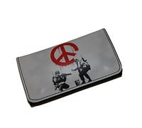 Faux Leather Tobacco Pouch - Soldiers Painting