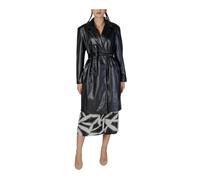 Black Polyester Parka Trench Coat Collection - female - ONLY - Belted Coats - Black - L - Coats L
