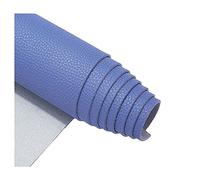 Faux Leather Upholstery Fabric by The Meter Litchi Texture Waterproof Vinyl Leatherette for Car Seats, Sofa Chair Furniture, DIY Crafts(Color:Blue,Size:138x50cm/4.53x1.64ft)(Sky Blue,1.38X3m)