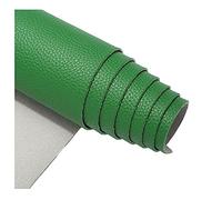 Faux Leather Upholstery Fabric by The Meter Litchi Texture Waterproof Vinyl Leatherette for Car Seats, Sofa Chair Furniture, DIY Crafts(Color:Blue,Size:138x50cm/4.53x1.64ft)(Green,1.38X1m)