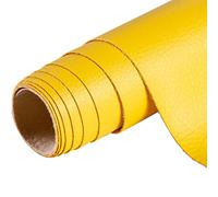 Faux Leather Upholstery Fabric Upholstery Material Pu Leather Fabric Roll Leatherette Fabric Car Upholstery Fabric For Upholstery Crafts DIY Sewings Sofa Earrings Hair Bows Decorations ( Color : Yello
