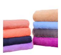 Faux Long Pile Fun Faux Fur Fabric, Faux Fur Fabric 28mm Pile for DIY Crafts Costume Photo Backdrops Multicolor 50x160cm(Red)