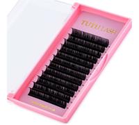 Faux Mink Individual Eyelash Extension Lash Trays Classic Russian Volume Eyelashes Tutu Lash (DD Curl 0.20 Classic, Mix 8-15mm Lengths)
