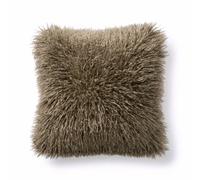 Faux Mongolian Fur Cushion, 40 x 40 cm