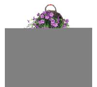 Faux Morning Glory Flowers Outdoor | Artificial Flower Vines - Home Decor Accents for Deck Wall Porch Front Fall Gazebo Balconies Door