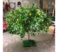 Faux Orange Tree - 5FT Artificial Plant for Home Office Living Room Decor, Silk Tree for Ecological Gardens and Housewarming Gifts